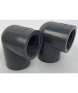 LOT OF 2 x OEM LASCO 807-012 1-1/4 INCH ELBOW SCH 80 SOCKET D2467 PVC 1 ... - $36.66 CAD