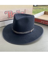 NEW Womens Bailey Western Hat Black Size 7 Cowgirl Rodeo Made In USA Boxed - $922.64 MXN