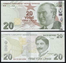 Turkey. Banknote 20 lirasi. 2009 (2012). Unc. Paper. Cat# P.224b - £18.27 GBP