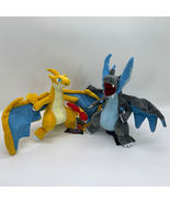 2X Mega Charizard X Y Plush Soft Toy Doll Tedddy Stuffed Animal 9 in &amp;10“ - £27.63 GBP