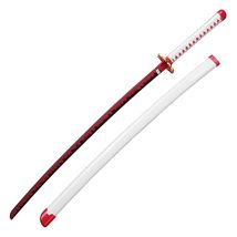 Munetoshi 40 ABS Plastic Blade Mitsuri Kanroji Nichirin Katana Samurai Sword De - £18.36 GBP