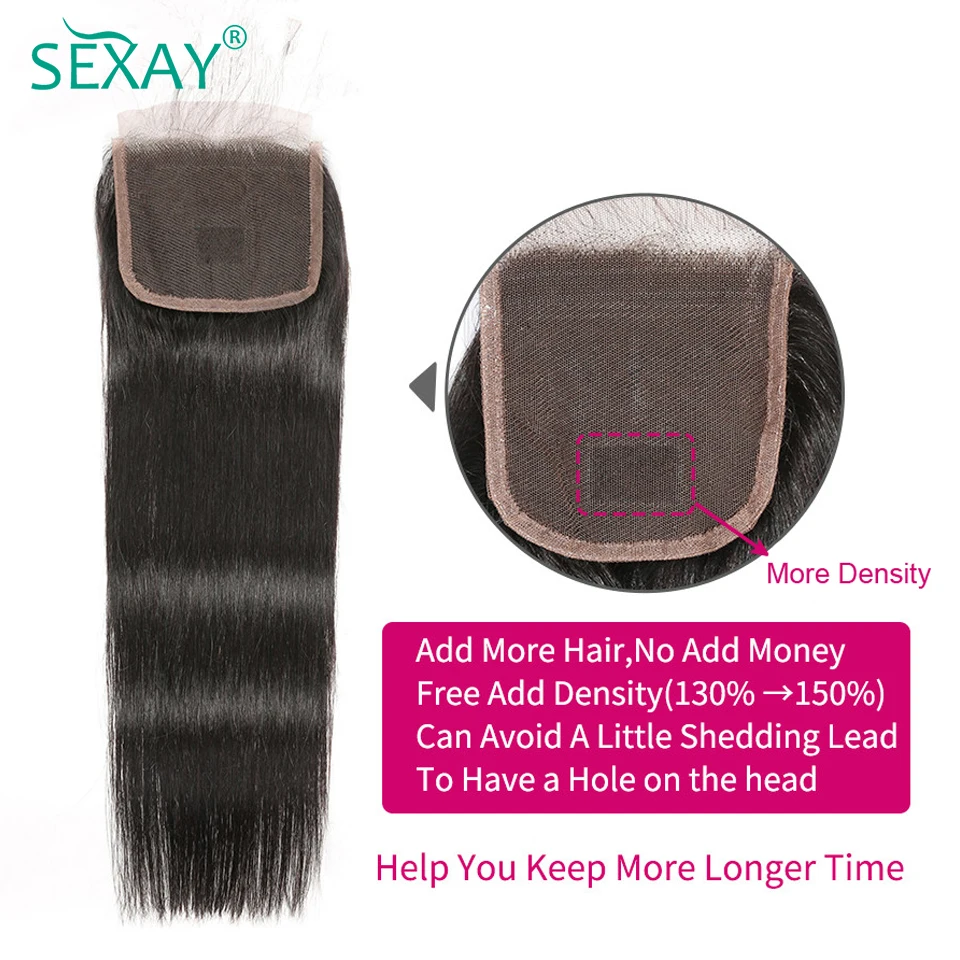 Light Brown Lace Closure With Baby Hair 100% Brazilian Human Hair 4x4 13x4 Swiss - £10.21 GBP+