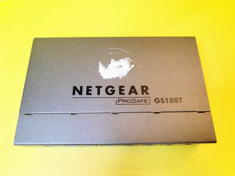 *UNTESTED* NETGEAR PROSAFE GS-108T V2 8 PORT GIGABIT ETHERNET SMART SWIT... - $8.80