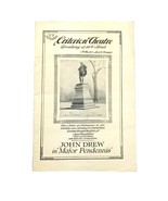 Playbill Criterion Theater 1917 John Drew Major Pendennis Program Antique - £15.65 GBP