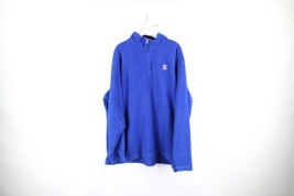 Vtg 90s Ralph Lauren Mens XL Faded Spell Out Half Zip Fleece Pullover Sweater - £43.10 GBP