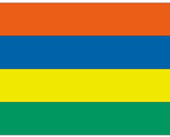 Mauritius International Flag Sticker Decal F306 - $1.95+