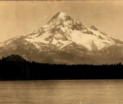 RPPC Mt Mount Hood View From Lost Lake Oregon OR UNP 1930s AZO Postcard - £7.40 GBP