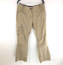 Rugged Exposure Womens Pants Convertible Water Resistant Cargo Beige Size M - £7.60 GBP