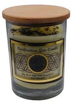 Shungite Soy Candle Purification Essential Oil Aromatherapy 10 oz - $53.99