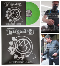 Mark Hoppus Tom Delonge signed Blink 182 Greatest Hits album autograph COA proof - £1,384.87 GBP