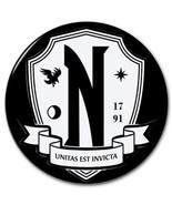 WEDNESDAY ADDAMS NEVERMORE ACADEMY Halloween Costume Prop 3&quot; Pinback Button - $165.51 MXN