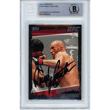 Randy Couture UFC Auto 2010 Topps Autograph Card MMA Signed Beckett BGS Slab - £118.06 GBP