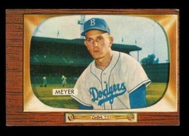 Vintage 1955 Baseball Card Bowman #196 Russ Meyer Pitcher Brooklyn Dodgers - £6.64 GBP