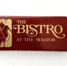 The Bistro Senator Inn Restaurant Hotel Matches Box Augusta Maine Vintag... - $14.99