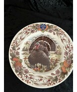 Royal Stafford TURKEY Dinner Plate 11” Brown Thanksgiving - €16,92 EUR