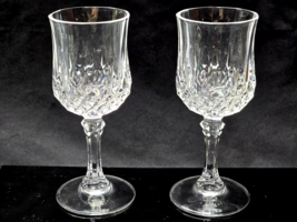 Cristal D&#39;Arques-Durand LONGCHAMP 2oz Sherry Cordial Glasses 4.625&quot; - Pa... - $13.98