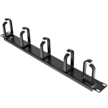 StarTech.com 19 Server Rack Cable Management Panel w/ D-Ring Hooks - 1U Horizon - £37.69 GBP