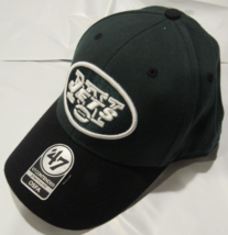 NWT NFL 47 Brand Contender FlexFit Baseball Hat-New York Jets One Size Fits All - £23.96 GBP