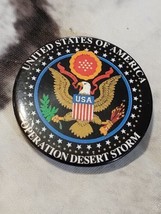 1991 United States of America Operation Desert Storm Button Pin - $9.89