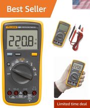 Battery Powered 15B+ Multimeter: Measure AC/DC Voltage Up to 1000V &amp; Cur... - $195.24