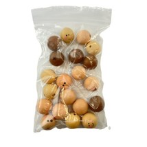 Doll Head Beads Painted Multi-Color Flesh Tone Lot of 20 - $14.45