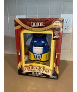 M&amp;M&#39;s Holiday Blue Nutcracker Candy Dispenser New In Box Limited Edition - £15.02 GBP