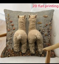 Llamas Pillow Cover 18x18 - $10.00