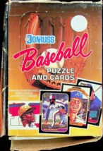 1987 Donruss Baseball Puzzle and Cards #1870 - Sealed Wax Packets - New in Box - £113.99 GBP