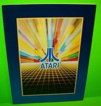 Atari Arcade Portfolio Foldout Folder For Video Game Flyers 1982 Retro Gaming - £16.70 GBP