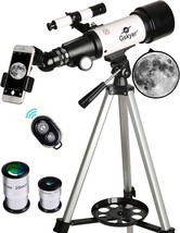Telescope 70mm Aperture 400mm AZ Mount Astronomical Refracting Telescope for Kid - £135.32 GBP
