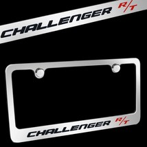 Brand New 1PCS Challenger R/T Chrome Plated Brass License Plate Frame Of... - $30.00