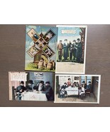 4 postales antiguas vintage de feliz año nuevo de Israel 1984 - $10.16