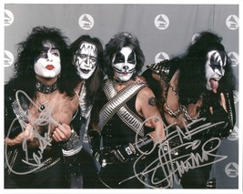 Gene Simmons &amp; Paul Stanley Signed Autographed &quot;KISS&quot; Glossy 8x10 Photo - £159.83 GBP