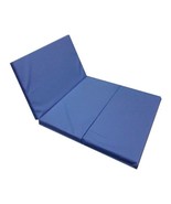The Beam Store Folding Gymnastics Mat Exercise 4&#39; x 6&#39; x 2&#39; Blue High Qu... - $217.79
