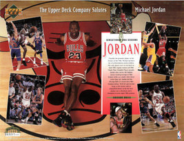 Michael Jordan 1994 Upper Deck Sensational Season 11x14 Jumbo Card #&#39;d- Collecto - £26.58 GBP