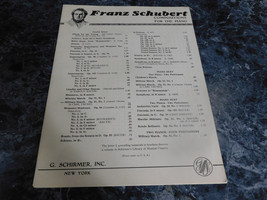 Military March Op 51 No 1 Compositions for the Piano by Franz Schubert - £2.39 GBP