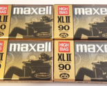MAXELL XLII 90 Minute HIGH BIAS Type II (4) Blank AUDIO CASSETTE TAPES- ... - $25.99