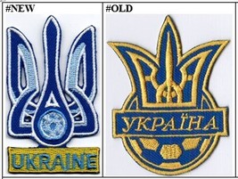 Ukraine National Football Team FIFA Soccer Badge Iron On Embroidered Patch - £7.98 GBP