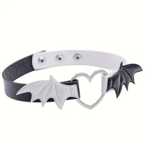 Wicked Silk Emo, Punk, Cute Anime Cosplay Heart Devil Wings Choker - Bla... - $242.67 MXN