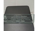 J. Robert Stockner R. E. Grand Commander Knights Templar of Illinois 199... - £85.35 GBP