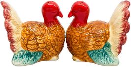 Ebros Turkey Magnetic Ceramic Salt &amp; Pepper Shakers Thankgiving Seasonal... - $16.99