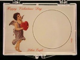 ASE 2x3 Snap Lock Coin Holder Display, Happy Valentines Day, 3 pack - $8.98