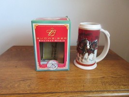 2004 Budweiser 25th Anniversary Holiday Stein - £7.61 GBP