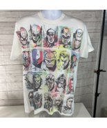 Spiderman Wolverine Adult Large Marvel Comic Spell Out All Over Print - $27.06 CAD