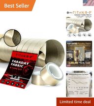 TitanRF Faraday Fabric Pro Construction Kit 6 Yards   44" W x 18'L Fabri... - $212.36