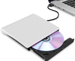 External Cd/Dvd Drive For Laptop, Usb 3.0 Ultra-Slim Portable Burner Wri... - £31.96 GBP