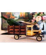 Hand Made Wood Retro Classic Style Model TT Pick Up Truck Wine Holder Fi... - $1,071.30 MXN