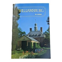 Williamsburg Virginia color photo souvenir book 1991 Vintage - $9.89