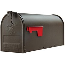 Gibraltar Mailboxes Elite Galvanized Steel Post Mounted Venetian Bronze ... - £29.41 GBP