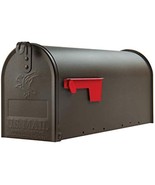 Gibraltar Mailboxes Elite Galvanized Steel Post Mounted Venetian Bronze ... - $38.02